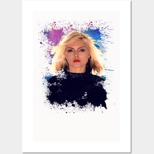 Blondie paint splash Posters and Art